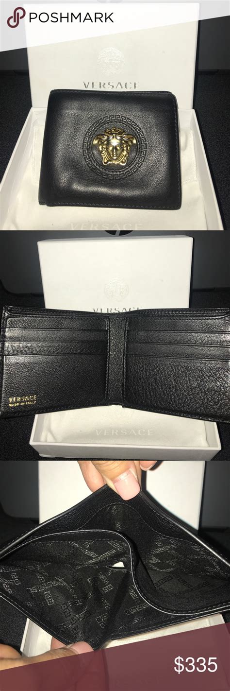 versace men's wallet|authentic Versace wallet.